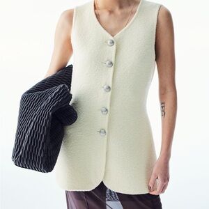 Wool blend knit vest H&M